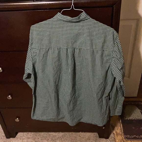 Men’s XL Chaps Easy Care long sleeve button up shirt no stains or holes! - Picture 2 of 5